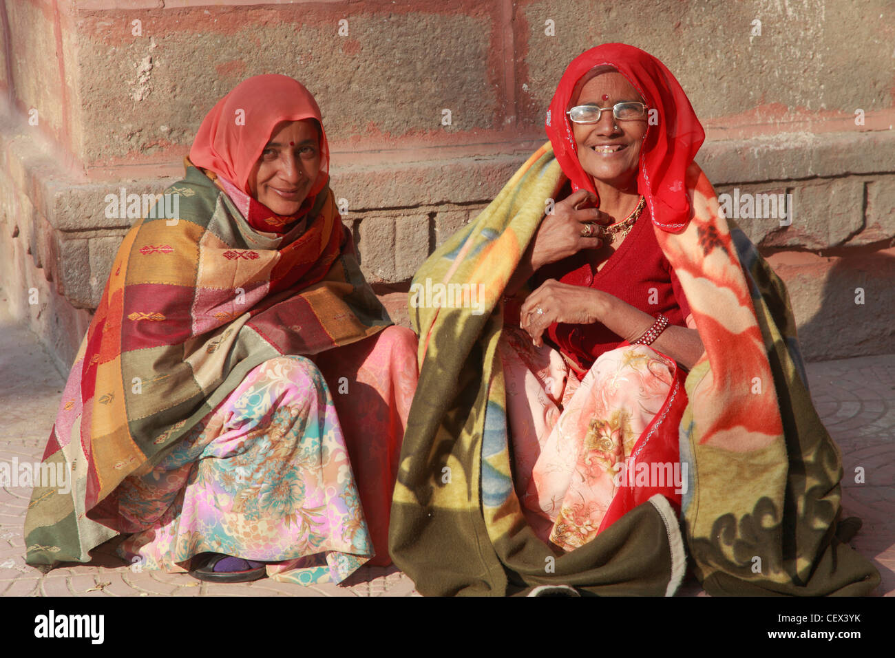 Indien, Rajasthan, Jodhpur, Mandore Gardens, Frauen, Menschen, Stockfoto