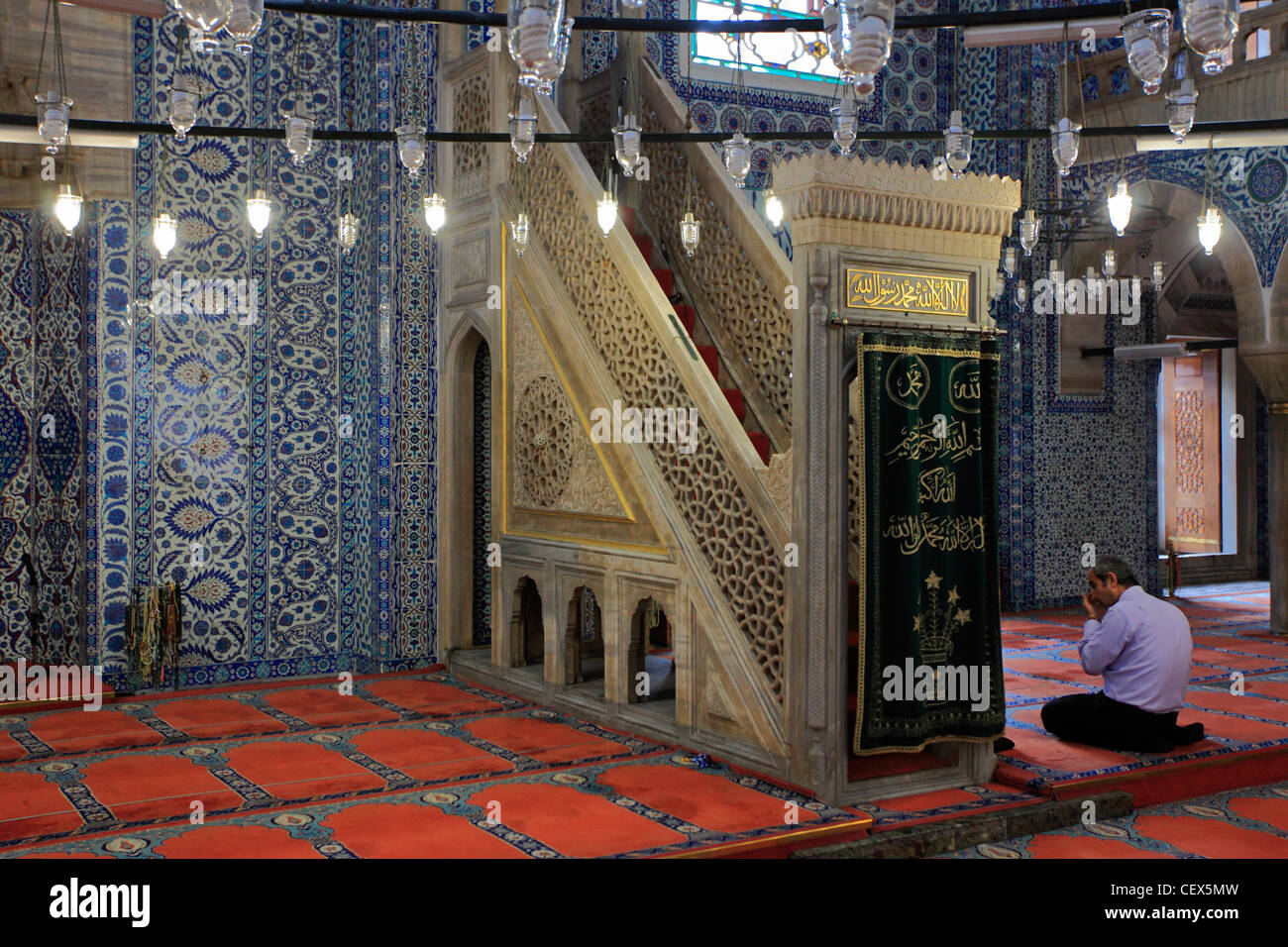 Türkei; Istanbul; Rustem Pasa Moschee Stockfoto