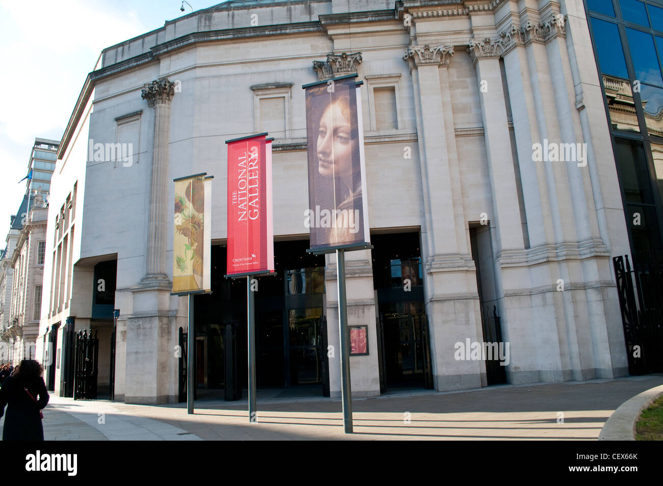 Nationalgalerie, Sainsbury Wing, London, UK Stockfoto