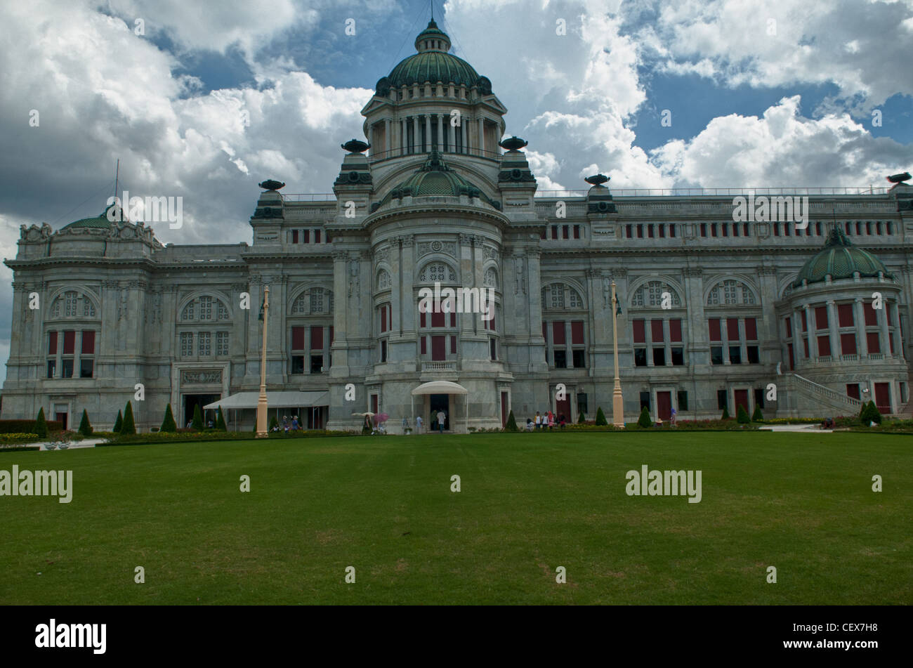 Der Thronsaal Ananda Samakhon in Bangkok, Thailand Stockfoto