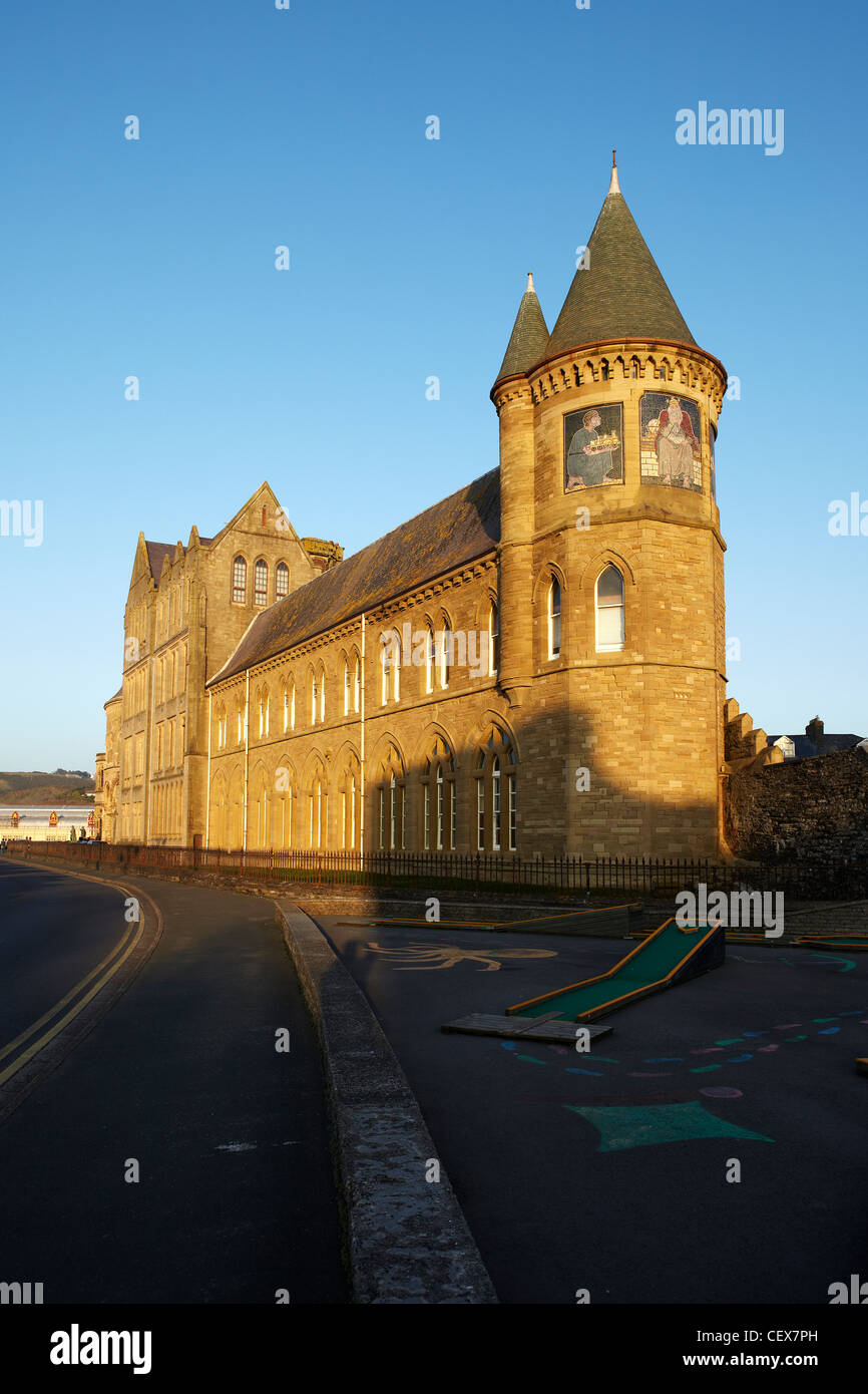 Old College, Aberystwyth University, Aberystwyth, Ceredigion, Wales, UK Stockfoto