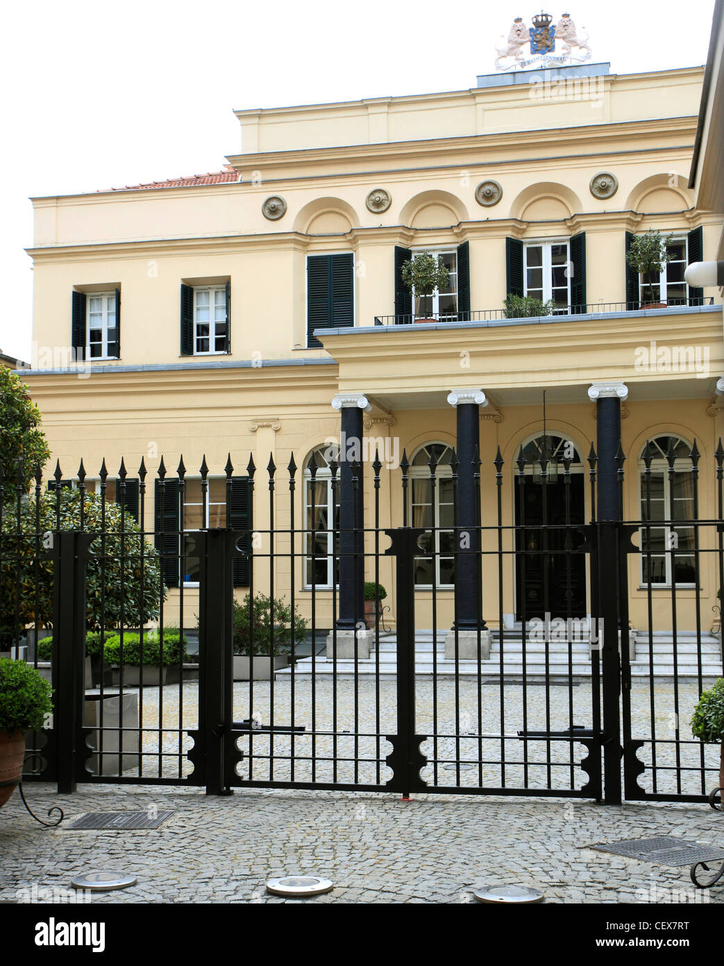 Türkei; Istanbul; Beyoglu, Niederlande Konsulat Stockfoto