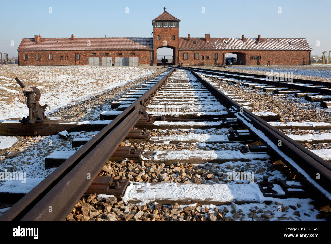Birkenau auschwitz concentration camp -Fotos und -Bildmaterial in hoher
