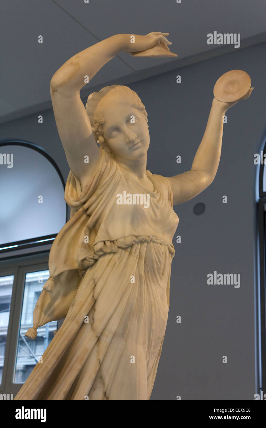 Tänzerin, Marmorskulptur von Antonio Canova, Bode-Museum, Deutschland Stockfoto
