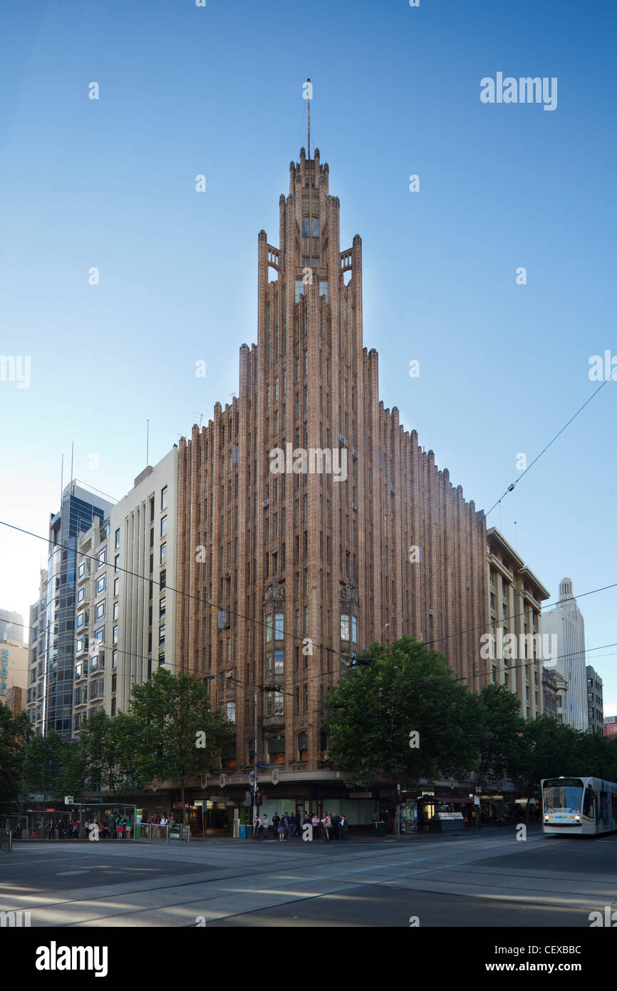 Manchester Unity Building, Melbourne, Australien Stockfoto