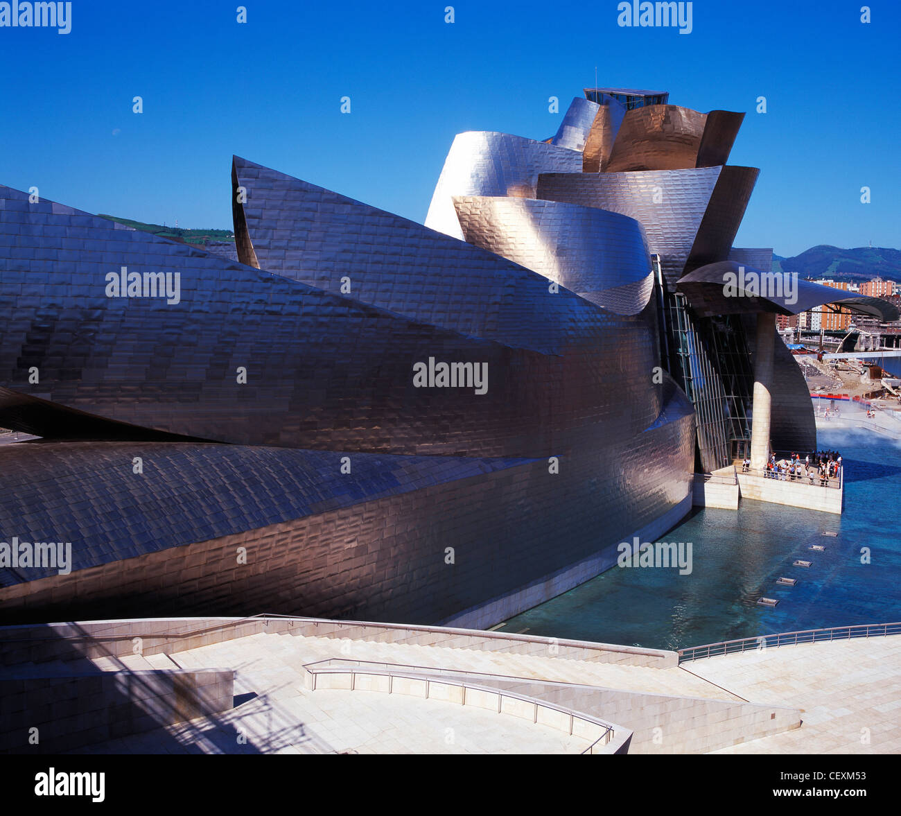 Guggenheim Museum, Bilbao, Pais Vasco, Spanien Stockfoto