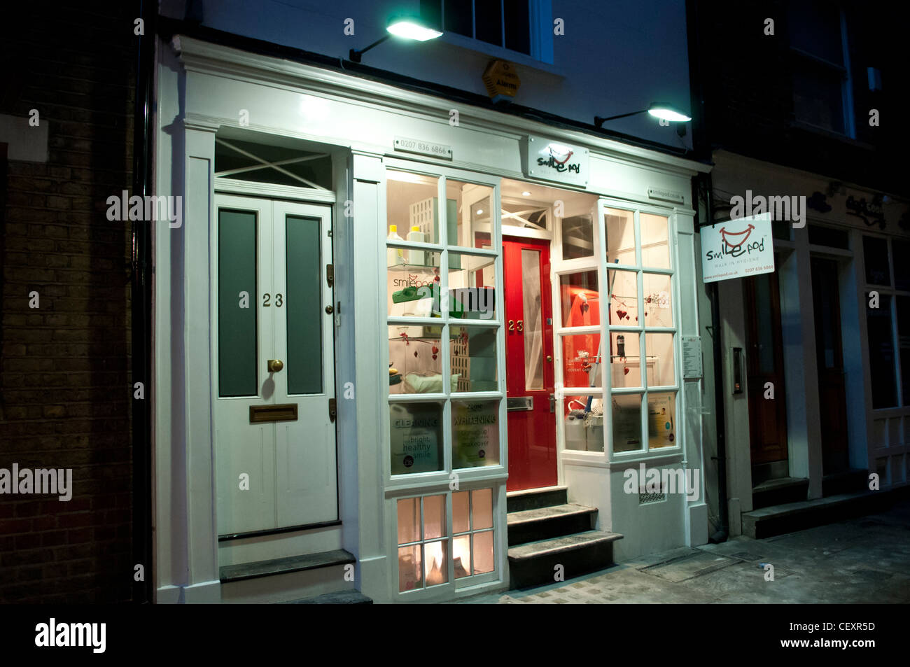 Boutique-Stil Dentalhygienikerin Shop, Covent Garden, London, UK Stockfoto