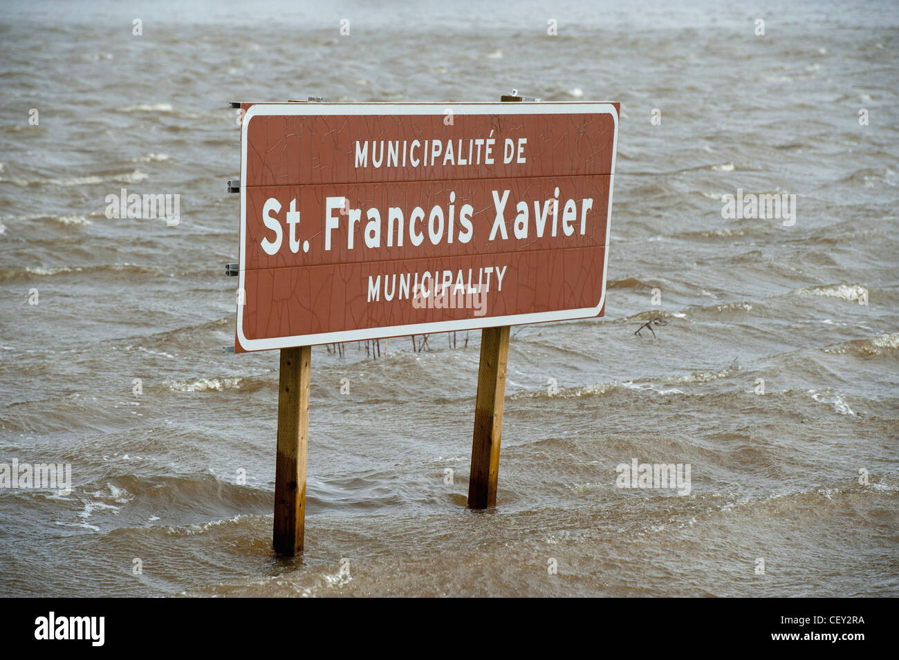 eine Gemeinde anmelden Hochwasser nach einem Hochwasser; St. Francois