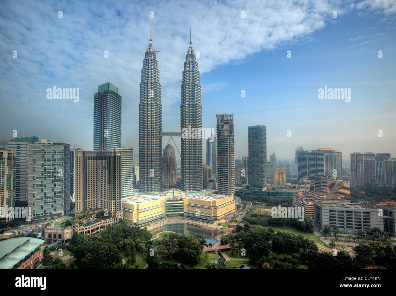 Menara Petronas Towers, Kuala Lumpur, Malaysia Stockfoto