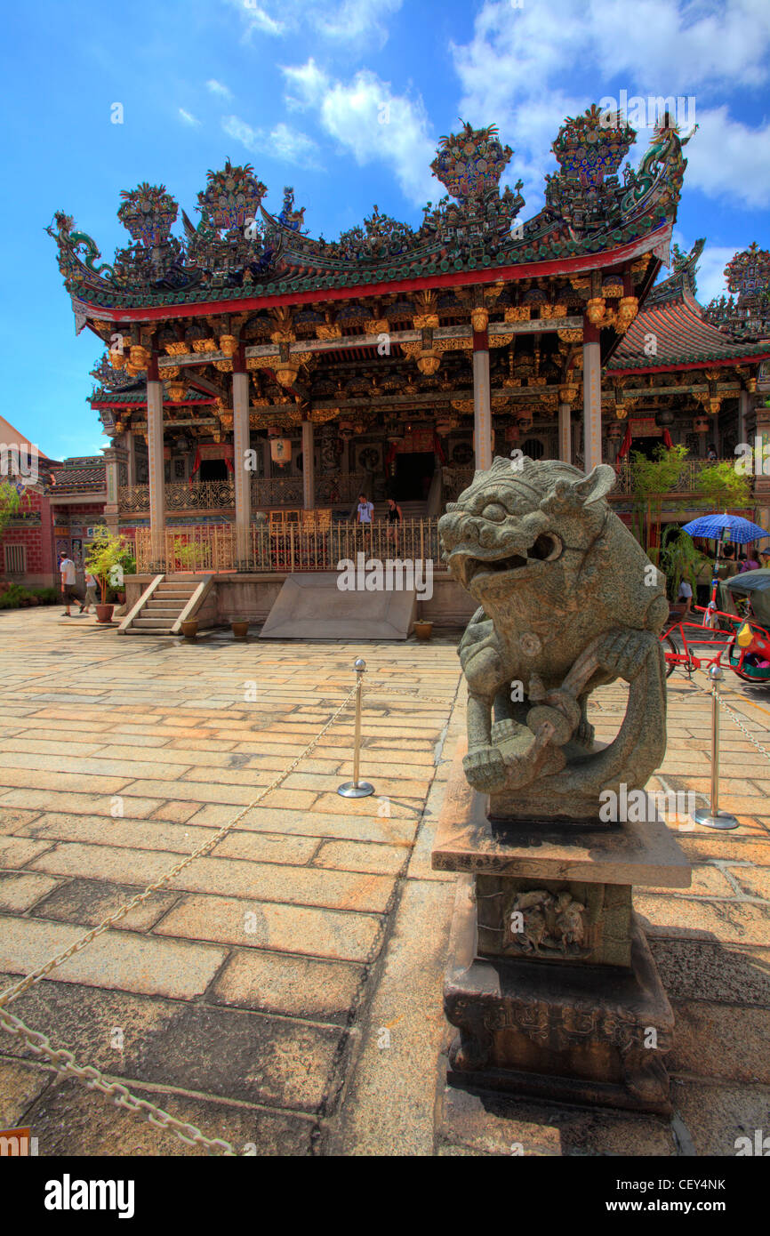 Khoo Kongsi Clanhouse und Tempel, Georgetown, Penang, Malaysia Stockfoto