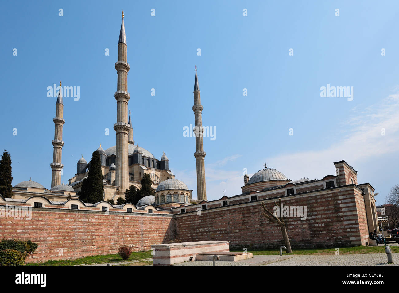 Äußere Selimie-Moschee in Edirne, Türkei Stockfoto