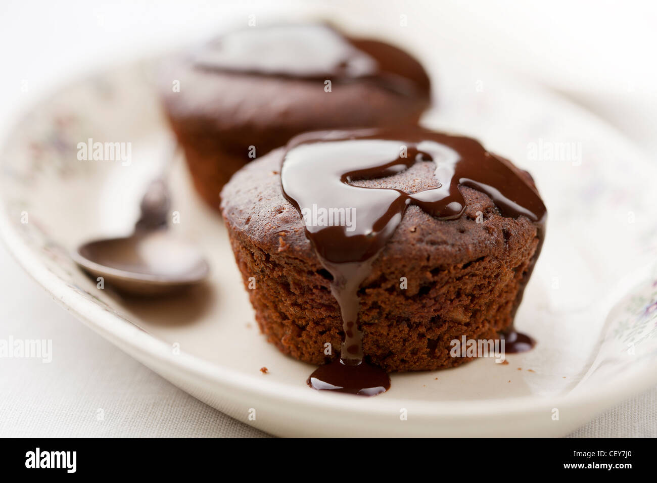 Schokolade Kuchen Stockfoto