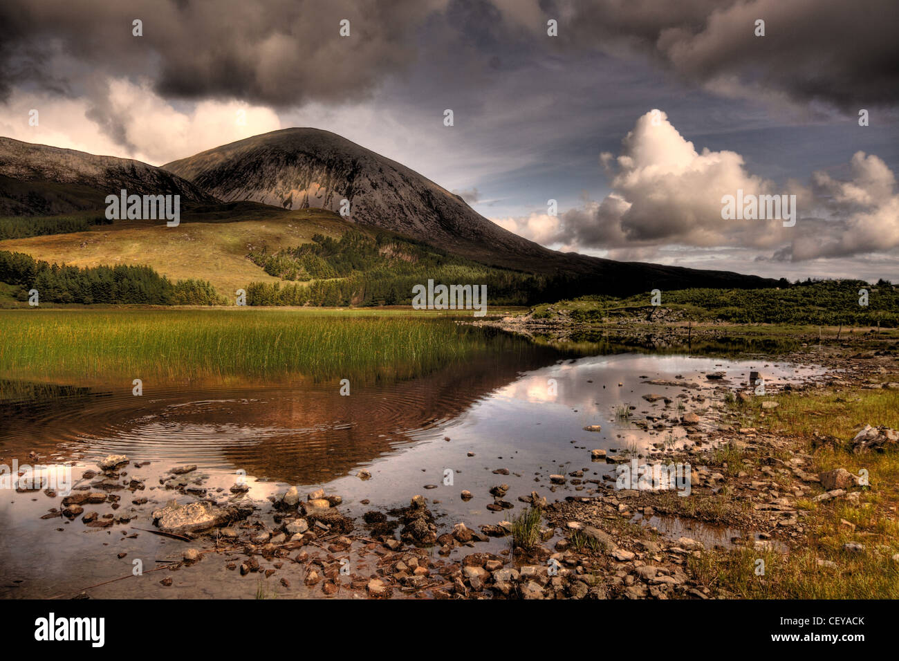 Straße nach Elgol, Isle of Skye, Hebriden, Schottland, Großbritannien Stockfoto