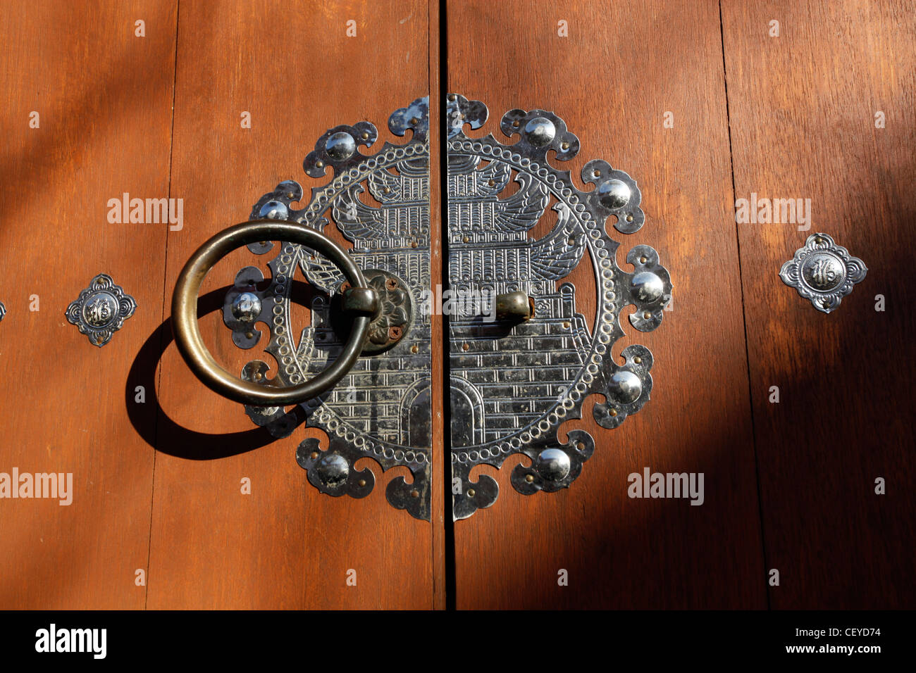 Bukchon Hanok Village in Seoul, Südkorea Stockfoto