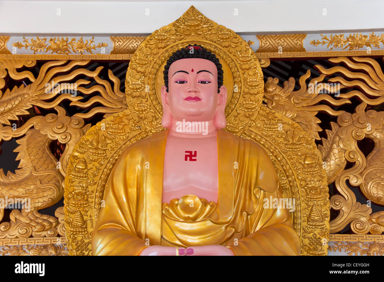Großer Sitzender Buddha Stockfoto