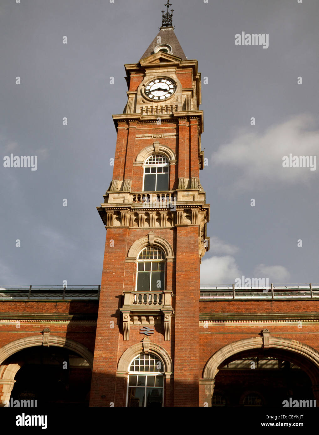 Bahnhof Darlington, England Stockfoto