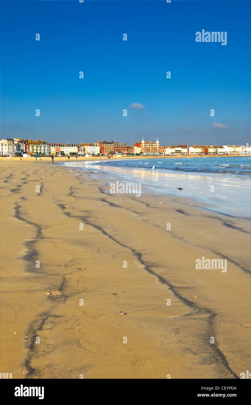 Strand von Weymouth Dorset UK Stockfoto