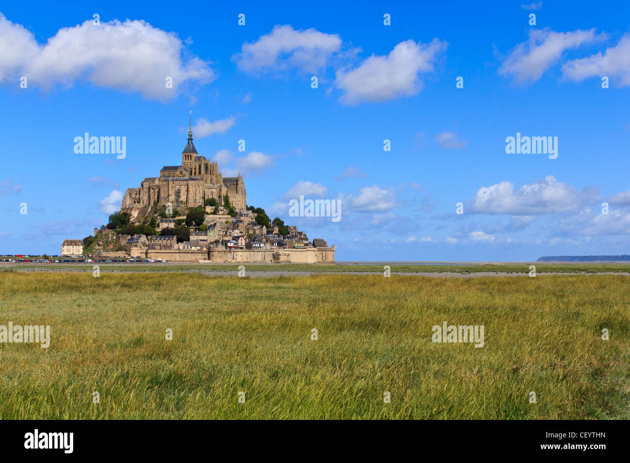 Mont Saint Michel Abtei, Normandie / Bretagne, Frankreich Stockfoto