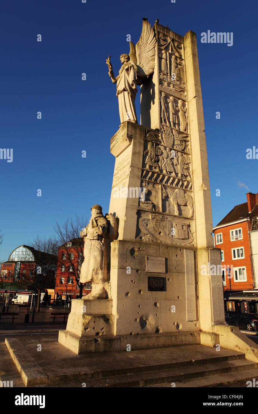 Kriegerdenkmal in Arras, Frankreich. Stockfoto