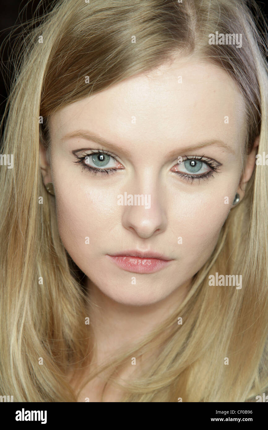 DKNY Backstage NewYork bereit zu Herbst Winter 2011 2012 tragen Stockfoto