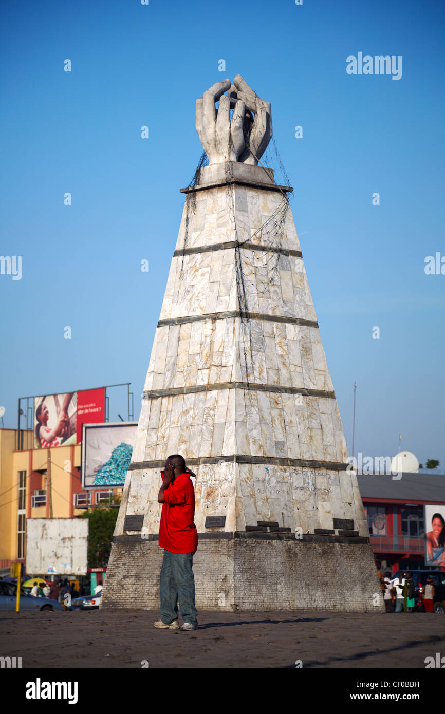 Platzieren Sie De La Victoire, Kinshasa, demokratische Republik Kongo, Afrika Stockfoto
