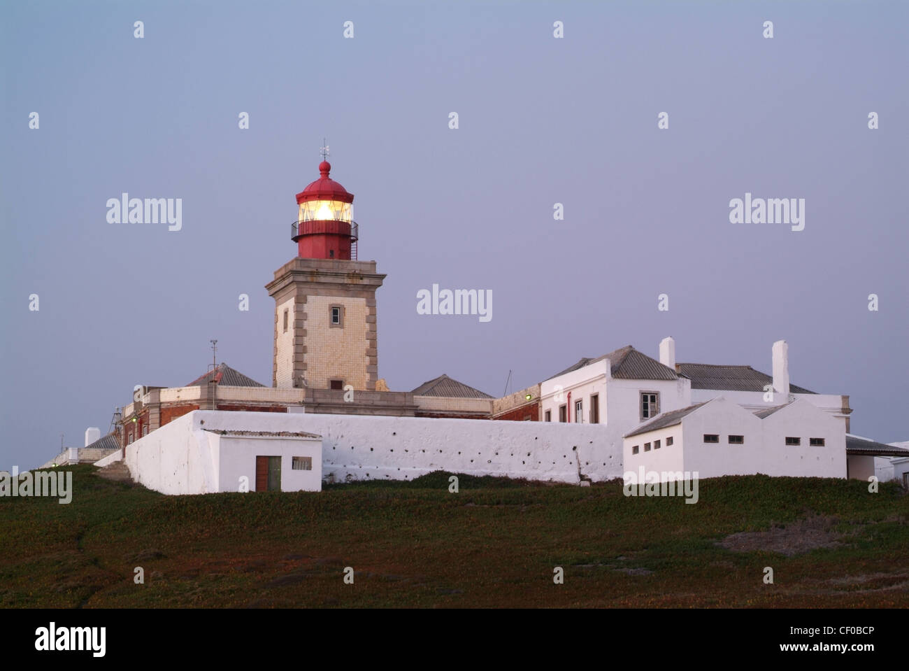 Leuchtturm Cabo da Roca, Sintra, Cascais, Portugal Stockfoto