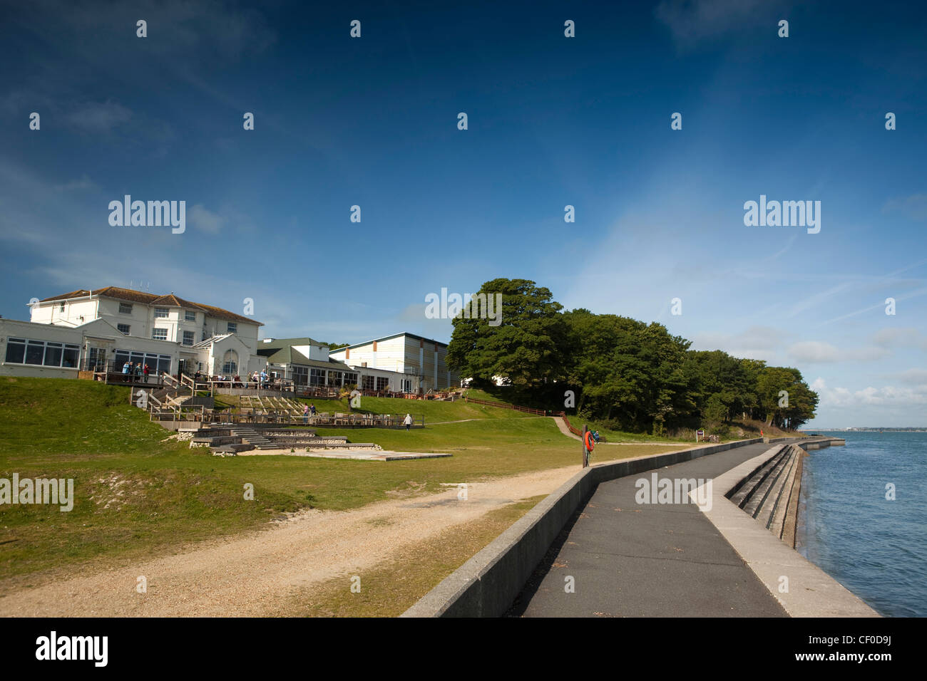 Großbritannien, England, Isle Of Wight, Norton Grange, Warners Urlaubsort an der Küste, mit Blick auf den Solent Stockfoto