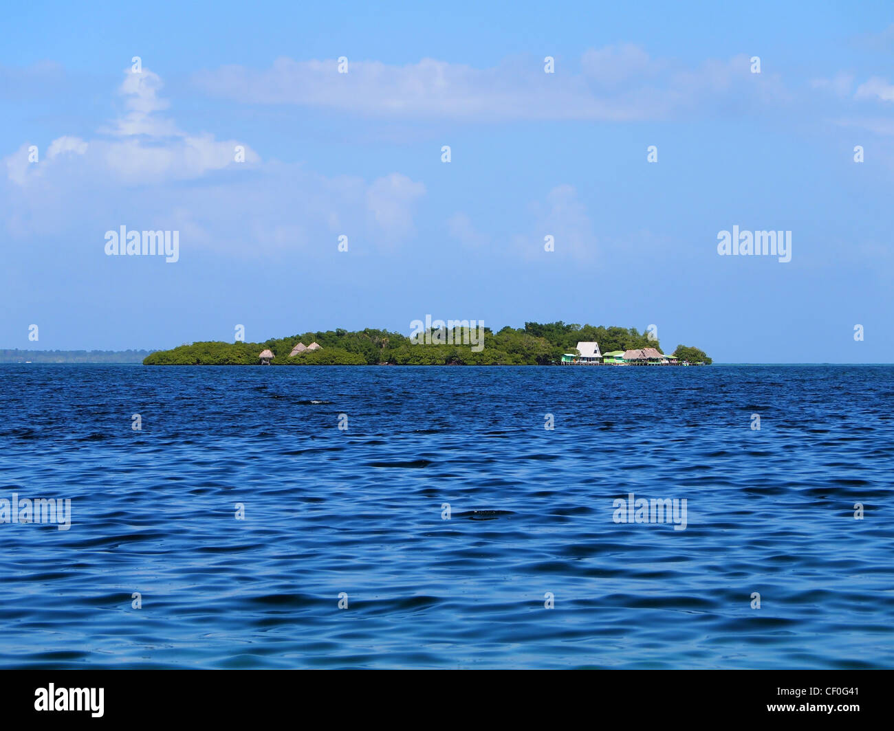 Tropischen Karibik-Insel in Bocas del Toro, Panama Stockfoto