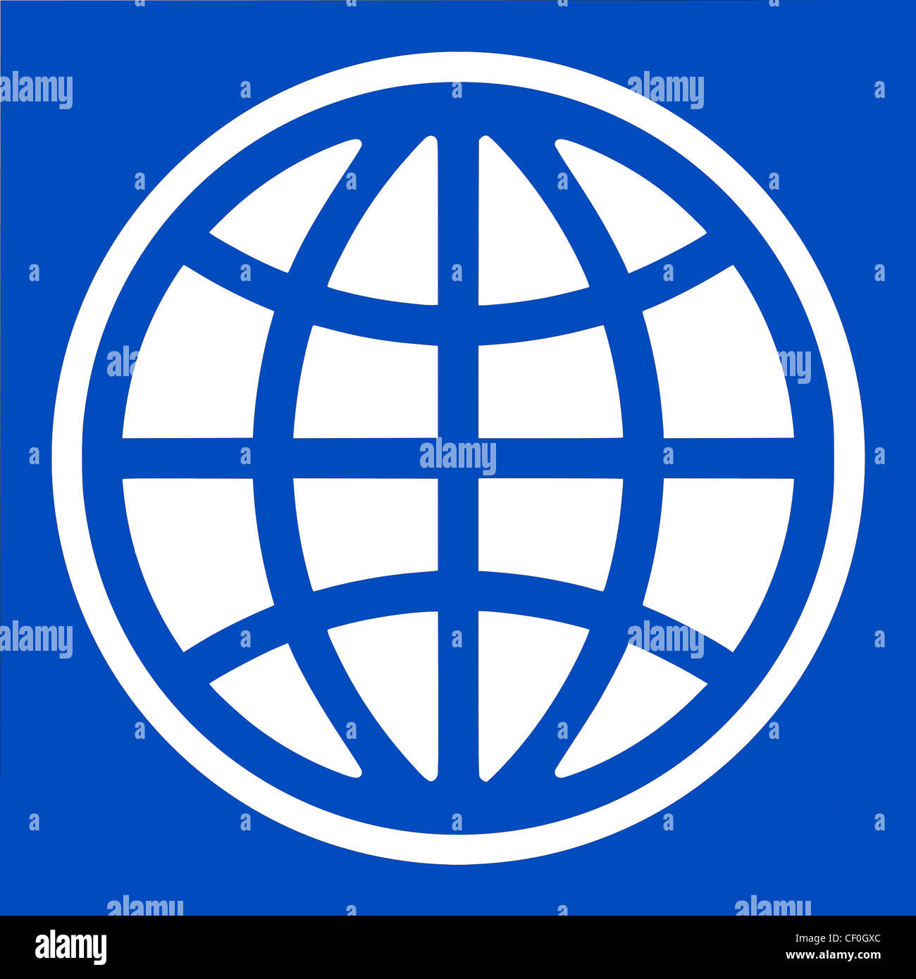Logo der Weltbank mit Sitz in Washington. Stockfoto
