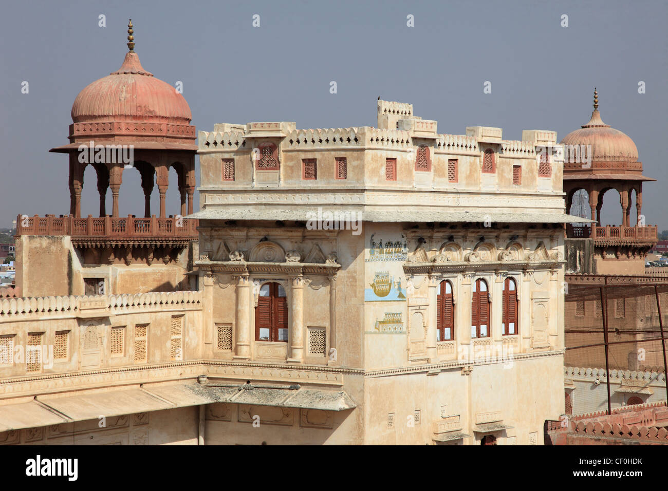 Indien, Rajasthan, Bikaner, Junagarh Fort, Stockfoto