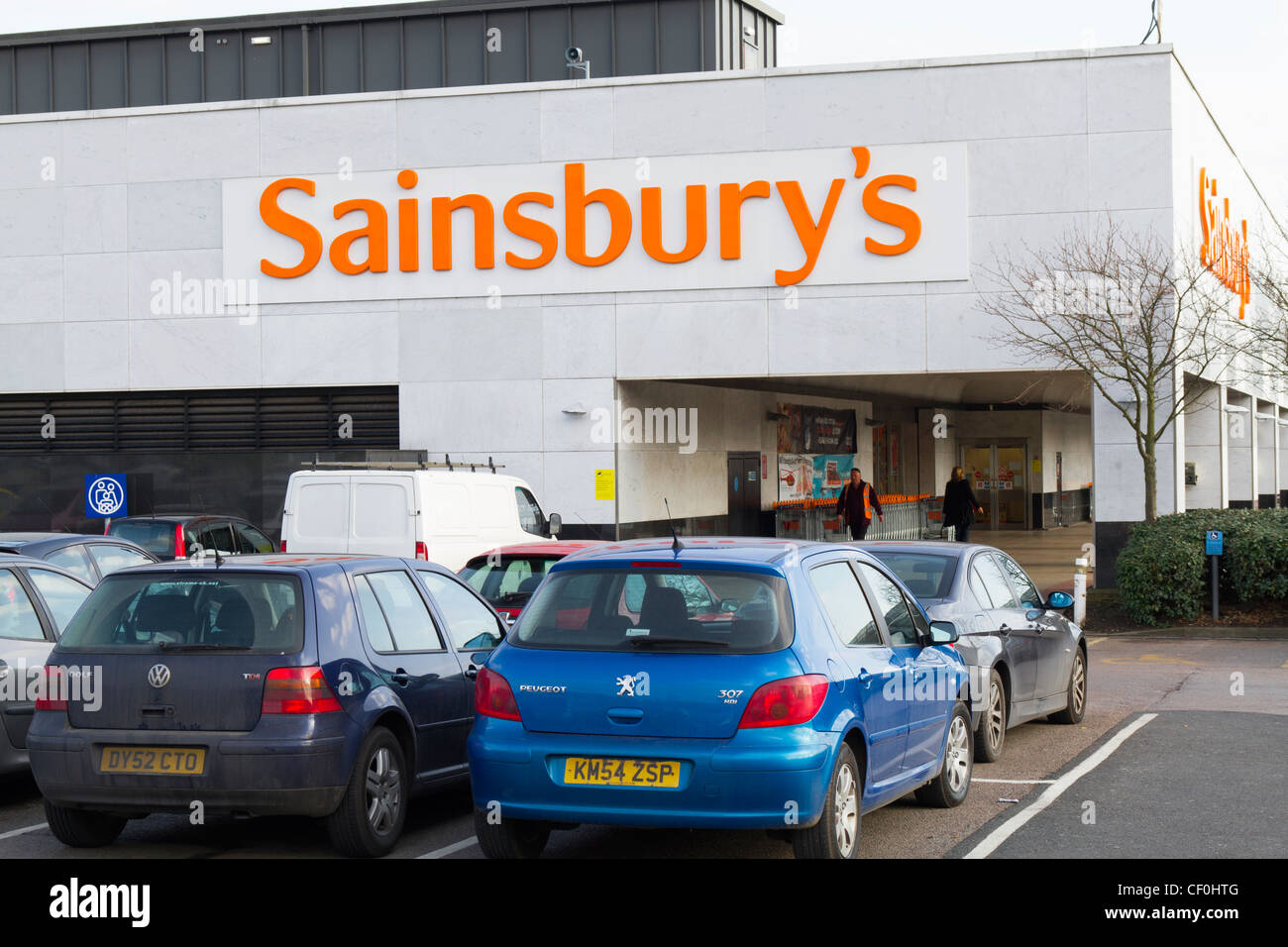 Sainsburys Store im Einkaufszentrum Merry Hill Stockfoto