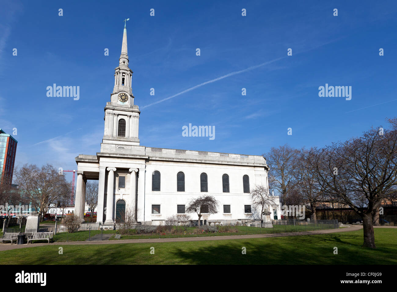 Allerheiligen Kirche Pappel, Tower Hamlets, London, England, Vereinigtes Königreich. Stockfoto