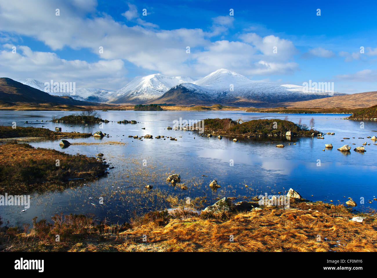 Schwarzer Berg, Rannoch Moor, Schottland, Vereinigtes Königreich Stockfoto