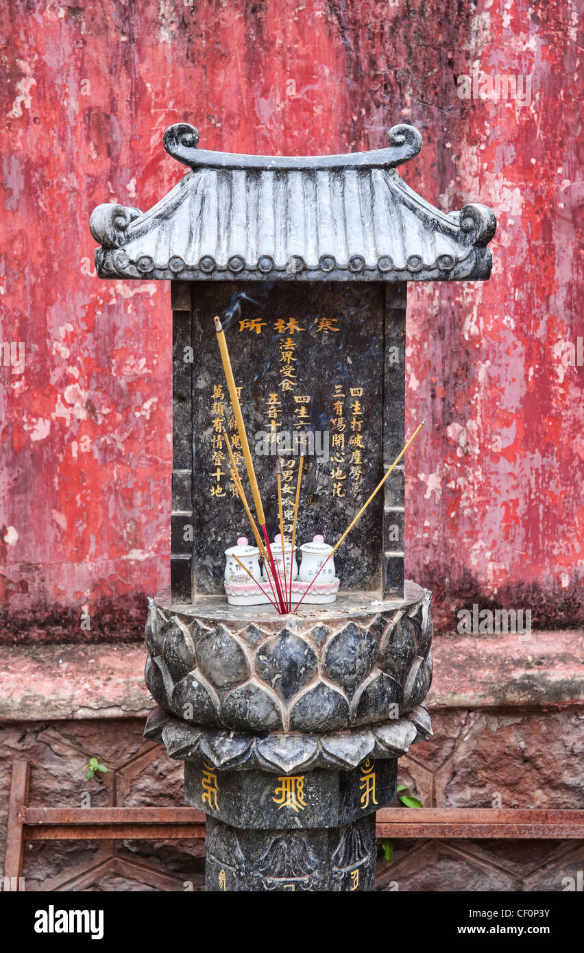 Schrein in der jade Kaiser-Pagode in vietnam Stockfoto