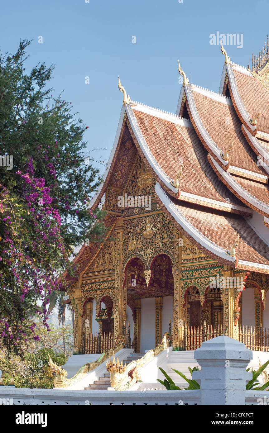 Luang Prabang Nationalmuseum Stockfoto