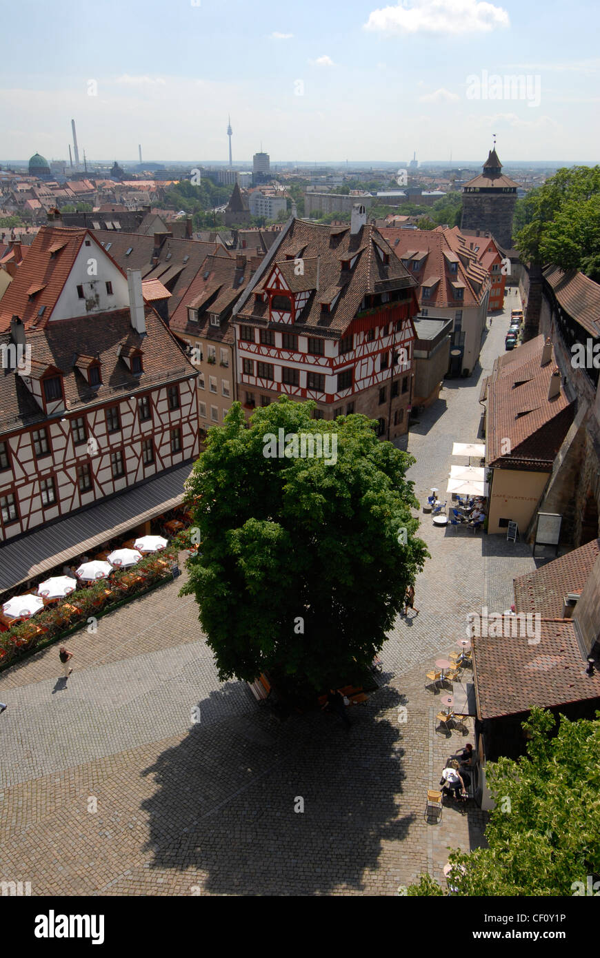 Platz bin Tiergärtnertor (Tiergärtnertor Platz) in Nürnberg