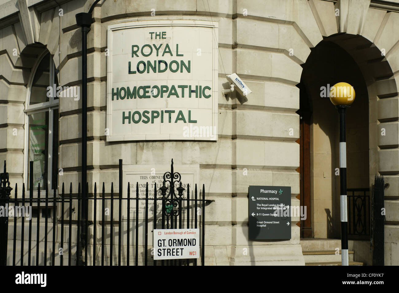 Das königliche London homöopathischen Krankenhaus in London Stockfoto