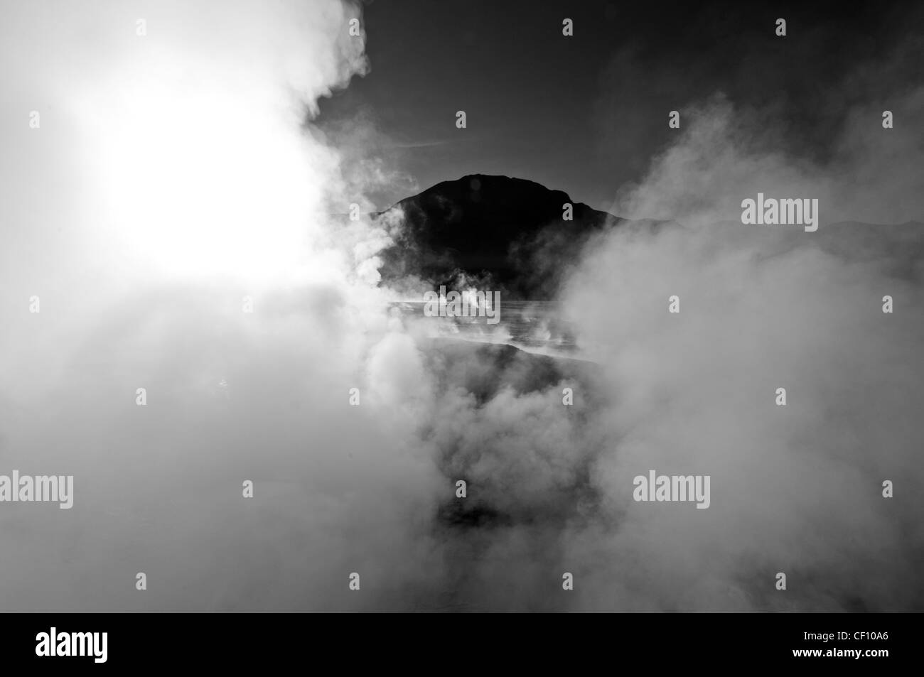 El Tatio Geysire, Atacama Wüste, Chile. Stockfoto