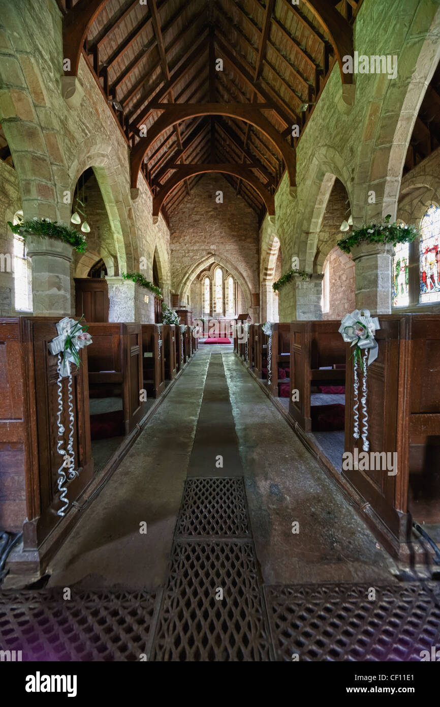 St. Michael und alle Engel Kirche; Ingram Northumberland, England Stockfoto