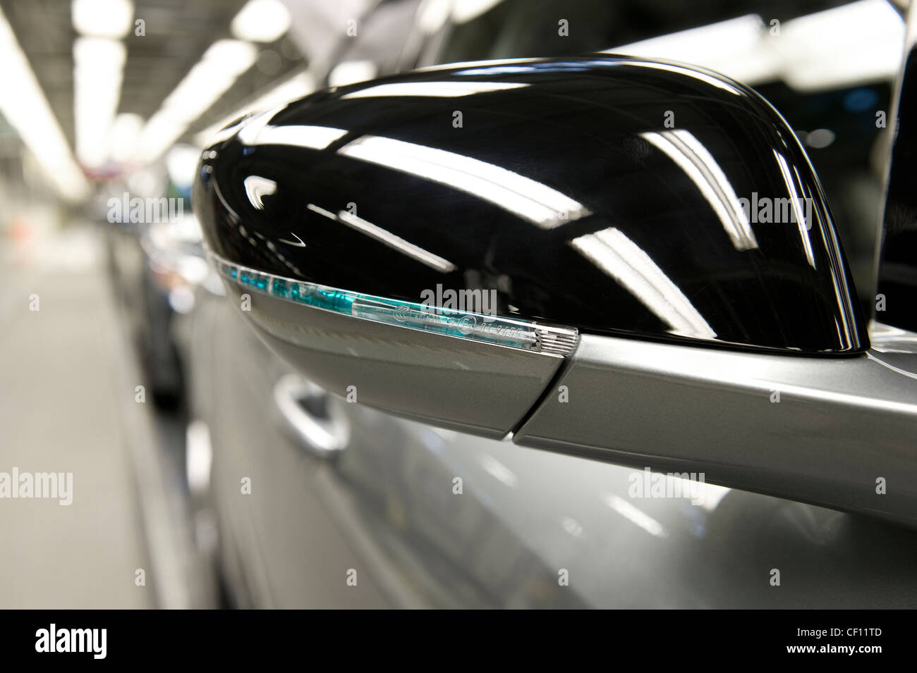 Auto-Produktionsbereich Stockfoto