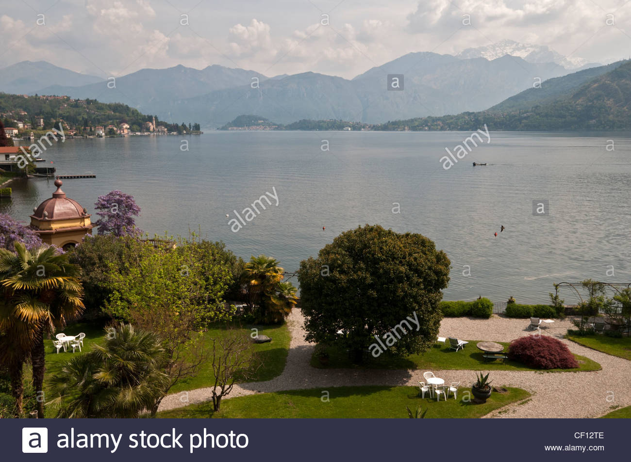 Hotel San Lenno Lake Como Italy Stockfotos und bilder Kaufen