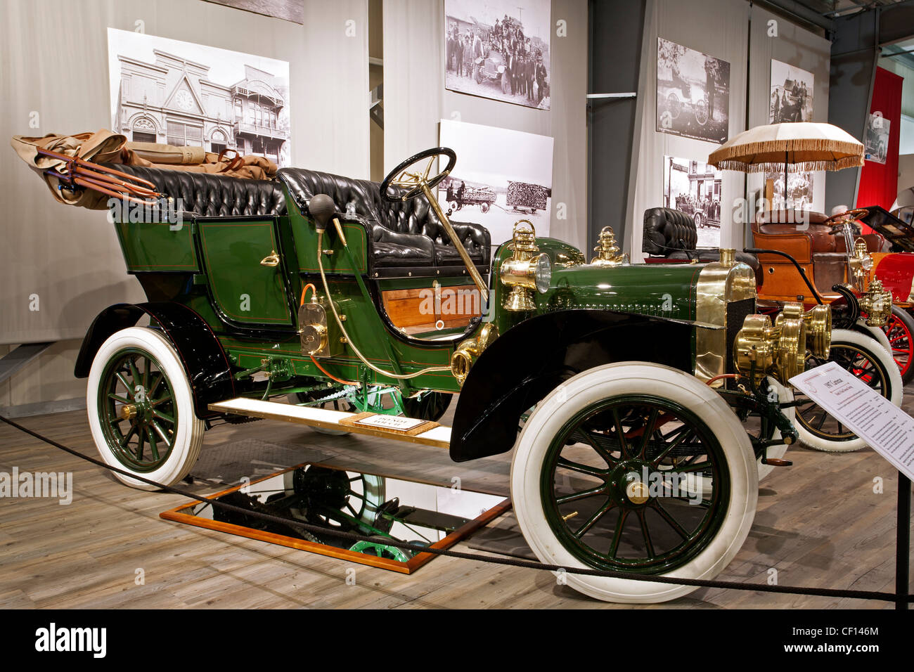 1907 Cartercar. Eine feste Tonneau-Touring-Modell. Fountainhead Antique Auto Museum. Fairbanks. Alaska. USA Stockfoto