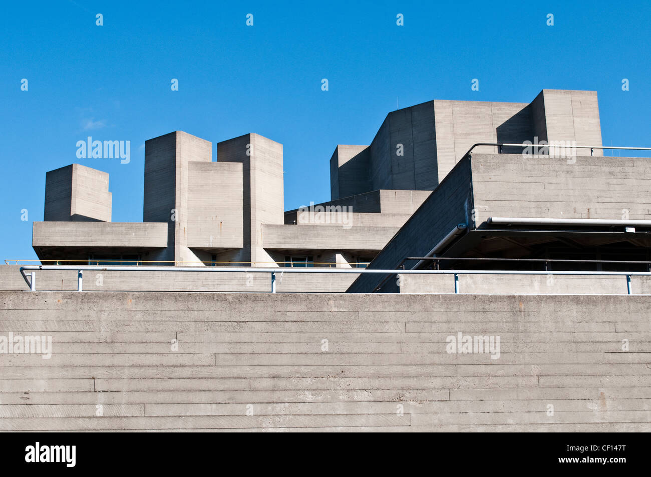 National Theatre, South Bank Centre, London, Großbritannien Stockfoto