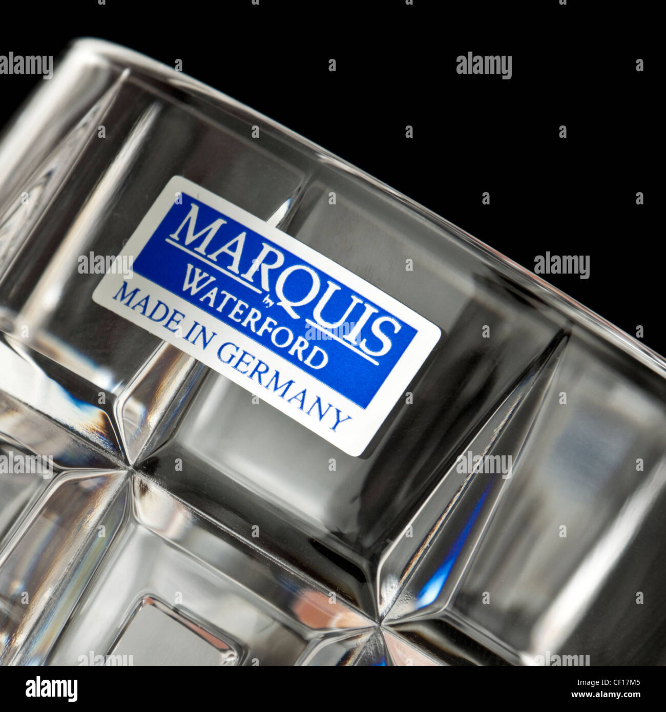 Waterford führen "Marquis" Quadrata Whisky Kristallglas (2007) Stockfoto