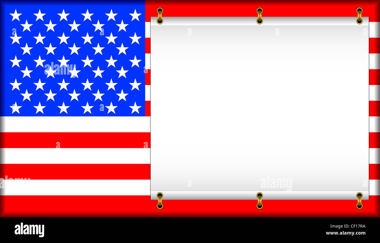 Flagge USA. Stockfoto