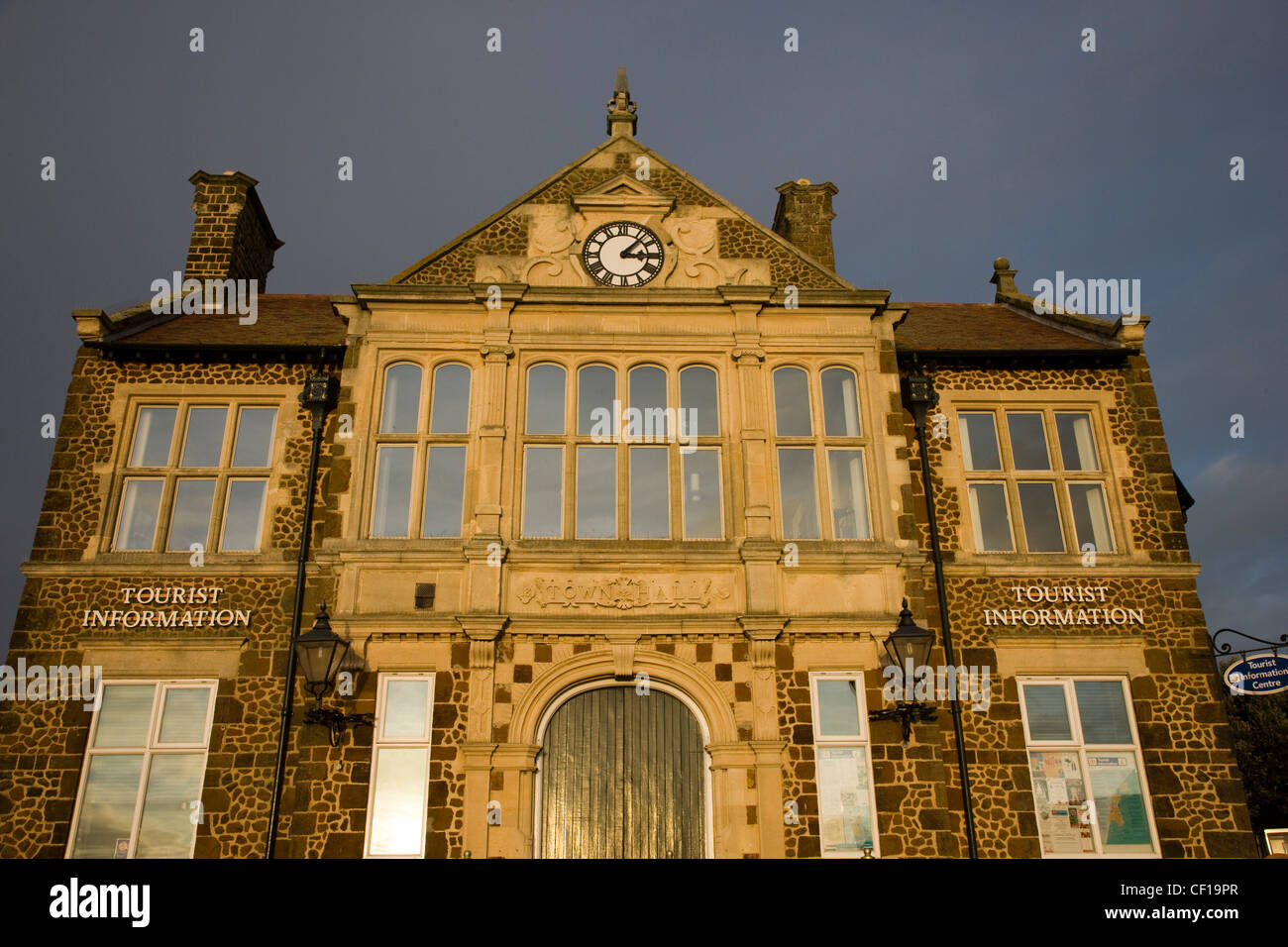 Altes Rathaus von Hunstanton gegenüber dem Dorfplatz Stockfoto