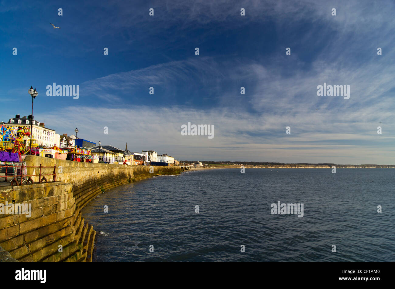 Bridlington Strand Stockfoto