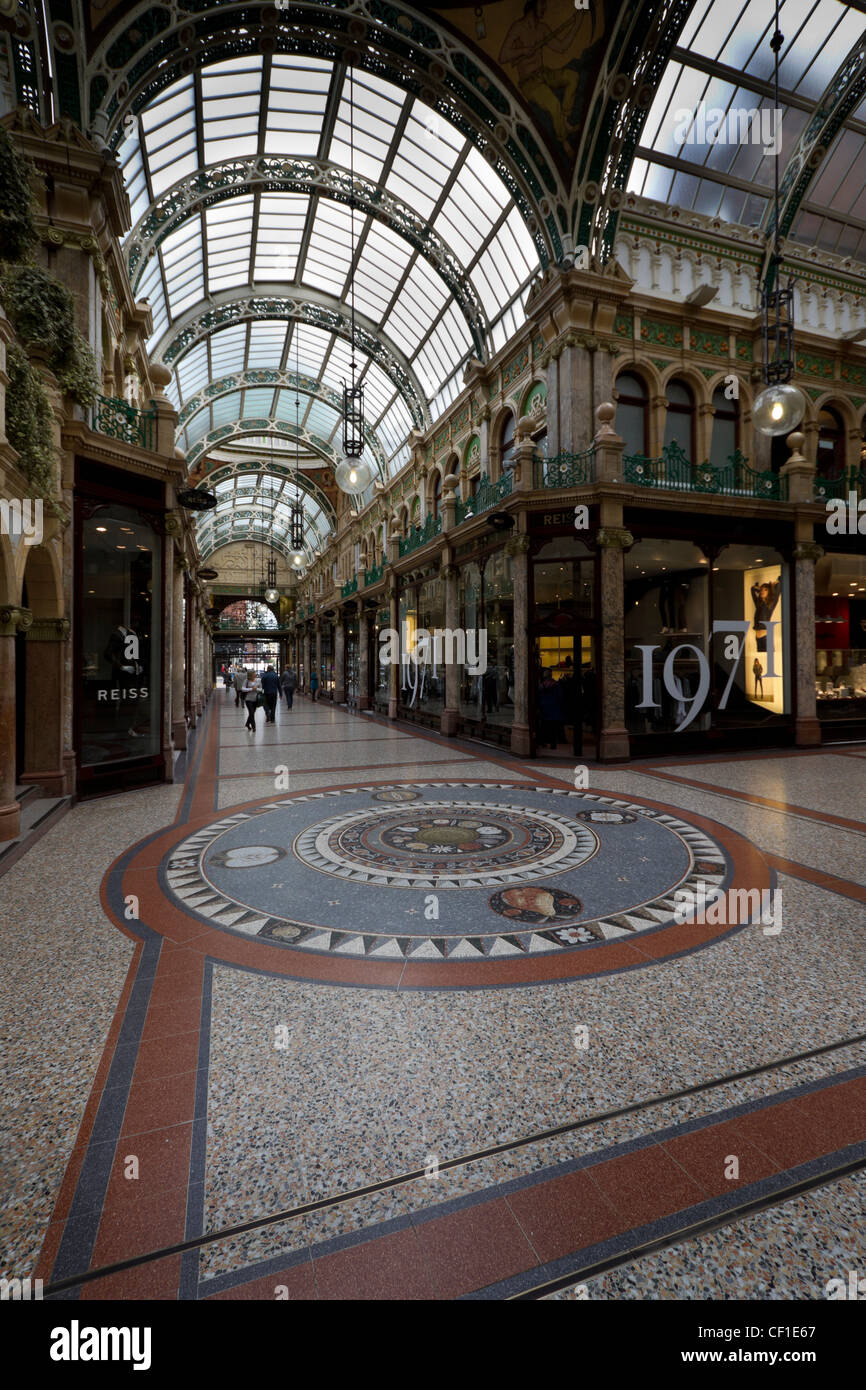 Thornton Arcade, Victoria Quarter, Zentrum von Leeds. Stockfoto