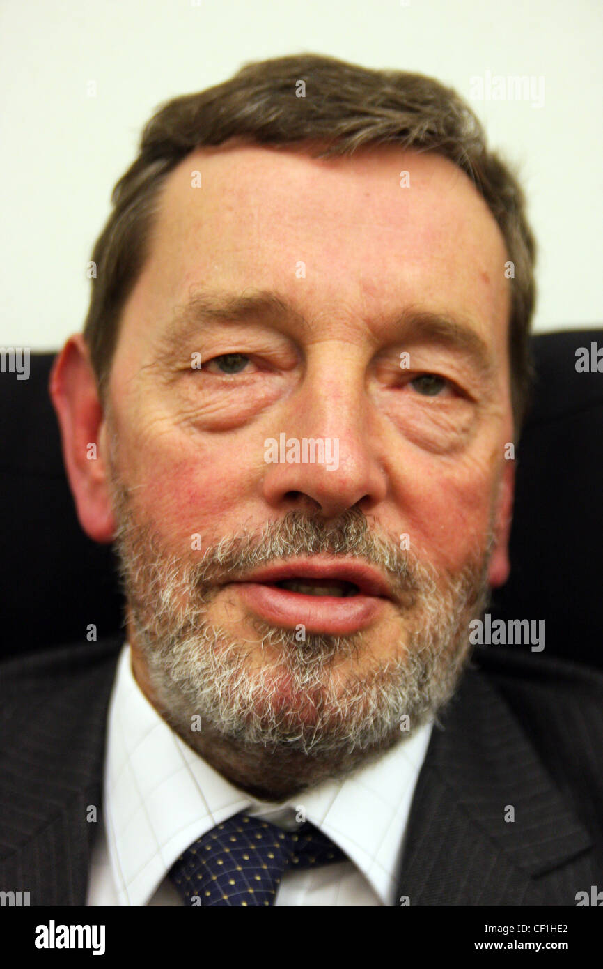 David Blunkett Labour MP für Sheffield, Brightside und Hillsborough Stockfoto