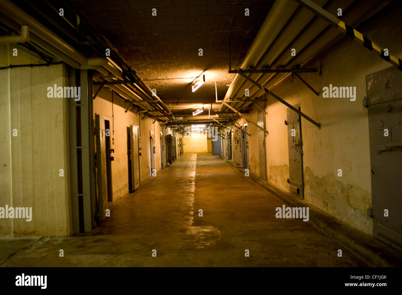 Das STASI-Gefängnis. Ehemalige sowjetische besondere Camp und Untersuchungshaft Gefängnis des Ministerium für staatliche Sicherheit DDR. Stockfoto